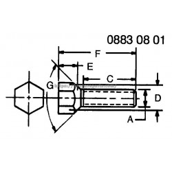 VG12353 - Wheel Bolt VG12353
