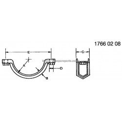 AT63813 - Half Clamp AT63813