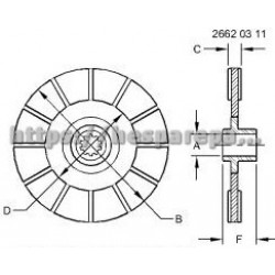 M163866 - Brake Disk M163866