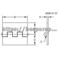 LVU11682 - Hinge LVU11682