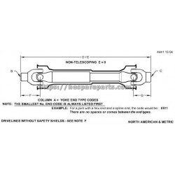 AMT1070 - Universal Driveshaft AMT1070