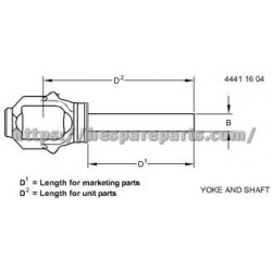 LVU25364 - Yoke With Shaft LVU25364