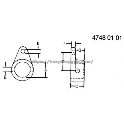 LVU10358 - Bellcrank LVU10358