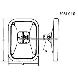 LVA17046 - Rear View Mirror LVA17046
