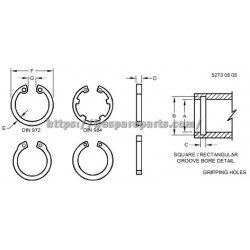 M41029 - Snap Ring M41029 - New Aftermarket