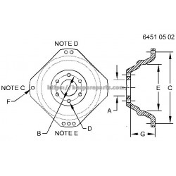 LVU16670 - Wheel Center LVU16670