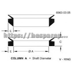 LVU20871 - V Ring Seal LVU20871