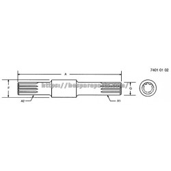 LVU13845 - Shaft LVU13845