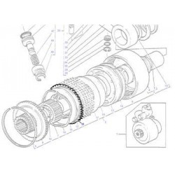 Friction Disc Clutch Pack - 1870860M1 - Friction Disc Clutch Pack