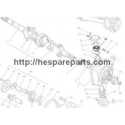 Swivel Bearing Final Drive - 3310930M91 - Swivel Bearing Final Drive