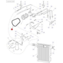 Belt Air Conditioner - 3389525M1 - Belt Air Conditioner
