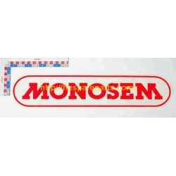 10226002 STICKER : MONOSEM (RED) FERTILIZER HOPPER /  (LARGE MODEL)